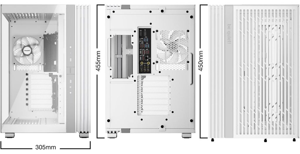 be quiet! Light Base 600 LX , Tower-Gehäuse, (Tempered Glass x 2)
