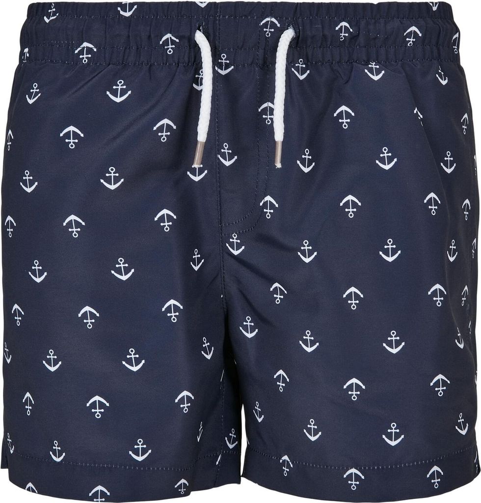 Boys Pattern Swim Shorts anchor/navy 134/140