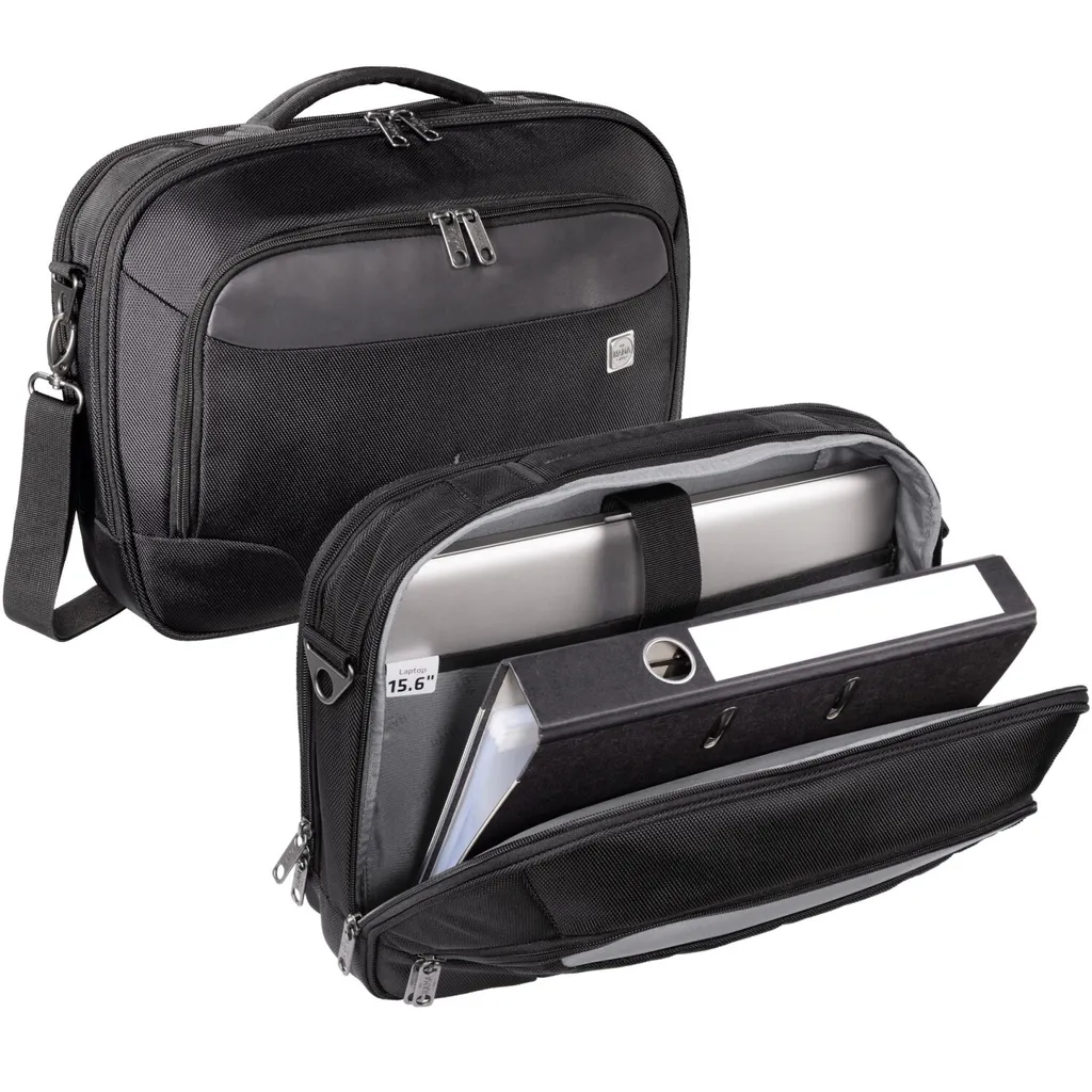 Borsa Business Sportiv Frankfurt Twill Nero