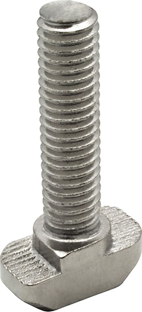 KLAK 30 - Edelstahl Hammerkopfschraube T-Schraube M6 25mm Nut 8 Aluprofil 30-er 10 Stück