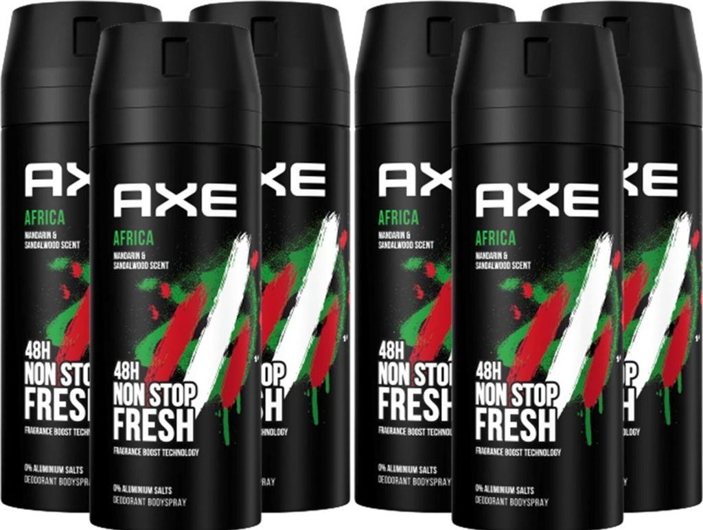 Axe Africa 6 x 150 ml Deodorant Deospray Deo Spray Set Produktbild 3