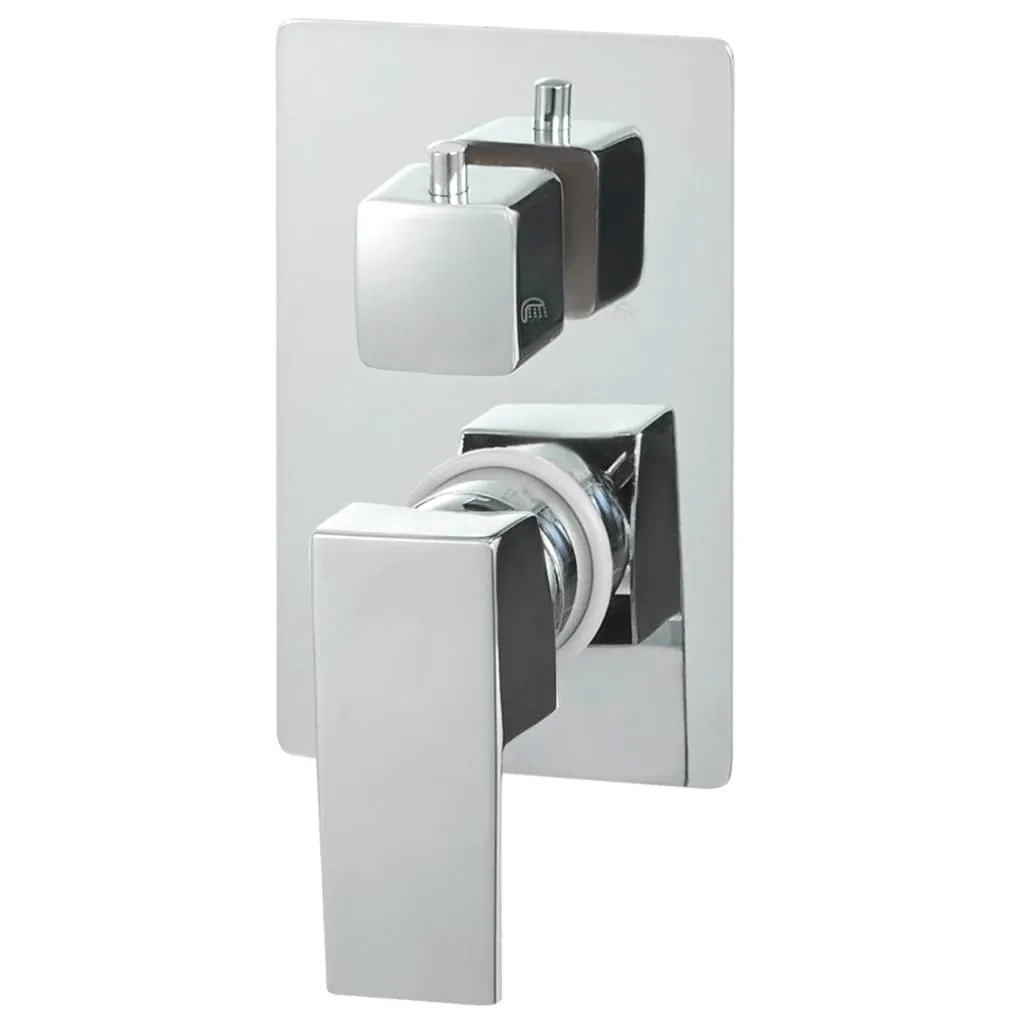 Colonne de douche en inox 201 argentée avec mitigeur et pommeau haut - 5