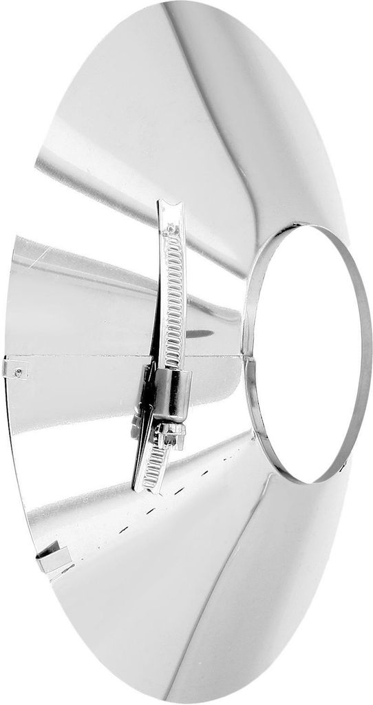 LAS Wandblende Ø 80/125 mm Edelstahl Abgassystem