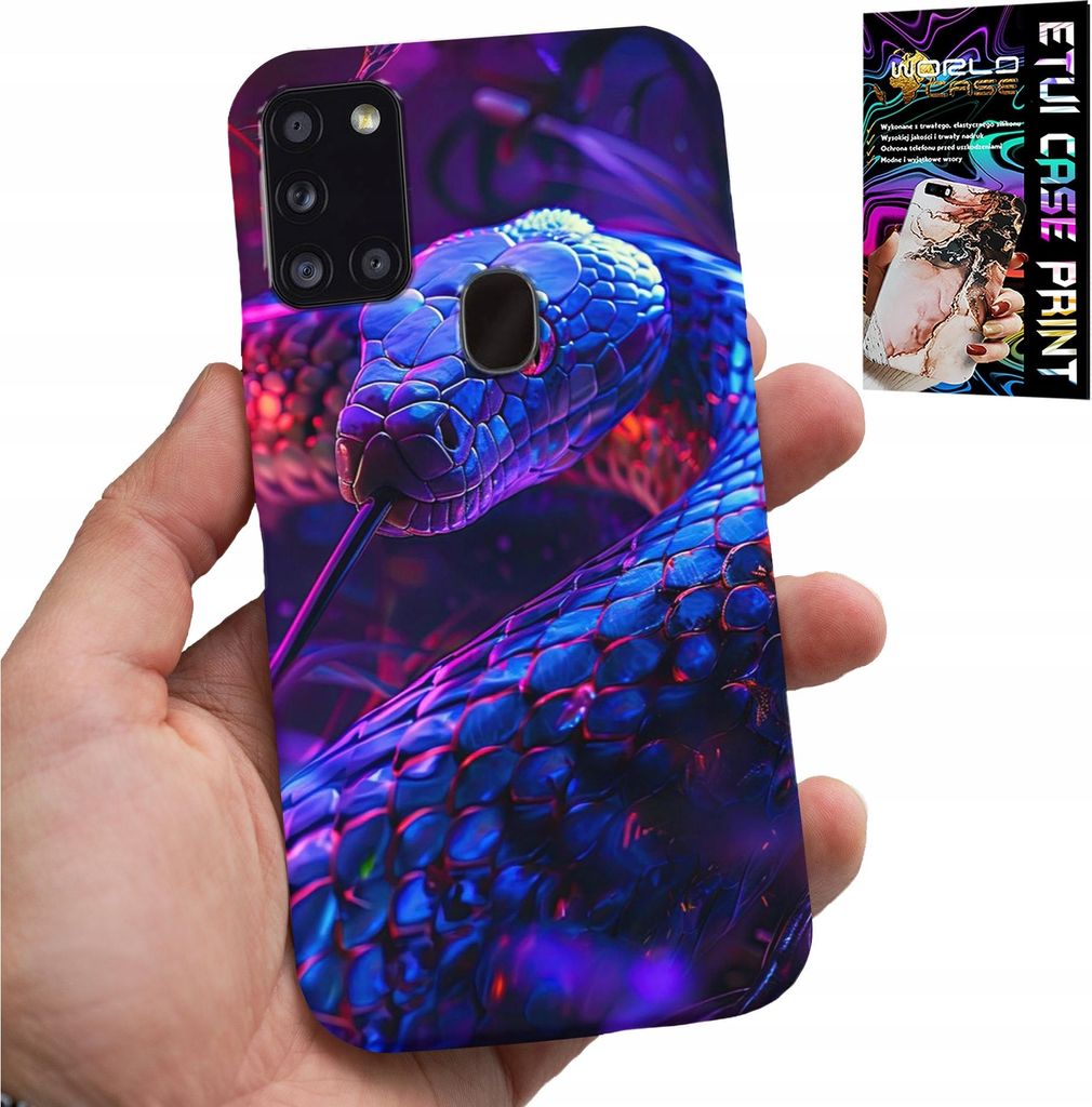 Etui Für Samsung Galaxy A21S - Cobra Squirrel Gady Case + Datei