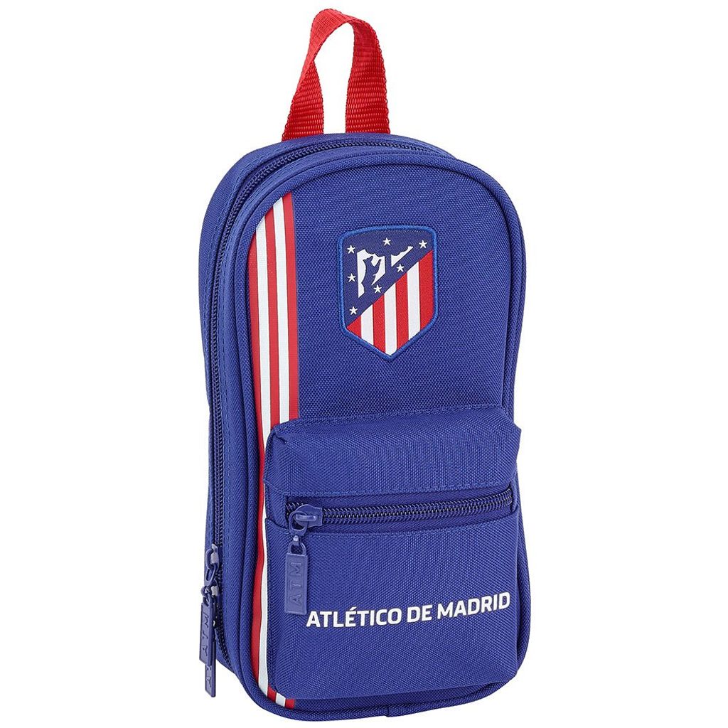 Rucksack mit Federtaschen Atlético Madrid Marineblau