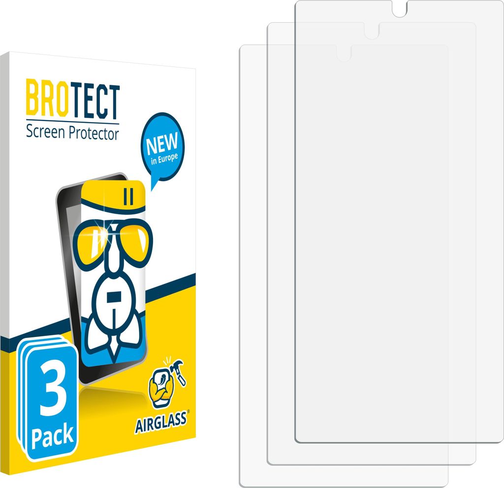 3x BROTECT Schutzglas für Sunmi V2s Plus Schutzfolie Panzer Folie Glas Display Schutz klar
