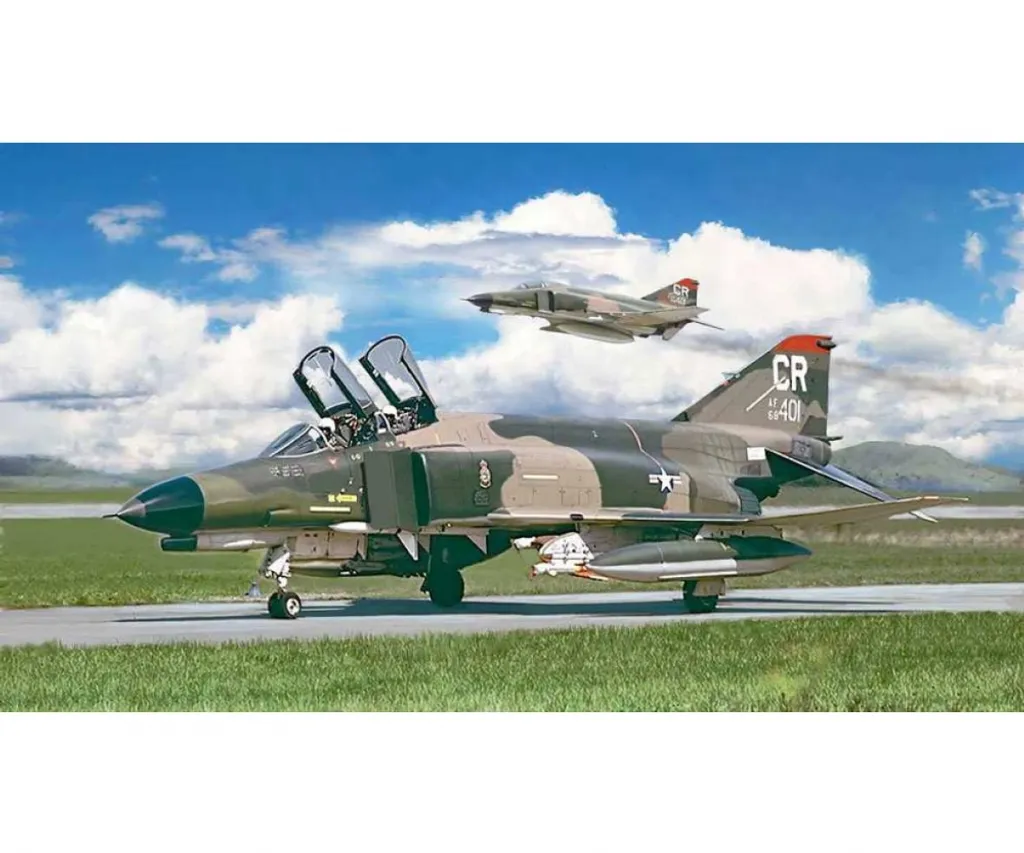 F-4E Phantom II Italeri 1:48 Maquette Militaire Détails Authentiques USA
