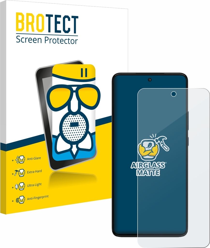 BROTECT Entspiegelungs Schutzglas für Motorola Moto G84 Schutzfolie Panzer Folie Glas Display Schutz matt