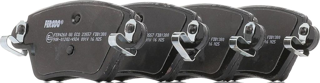 FERODO Bremsbeläge Satz Hinten für RENAULT KANGOO (KC0/1) FDB1380