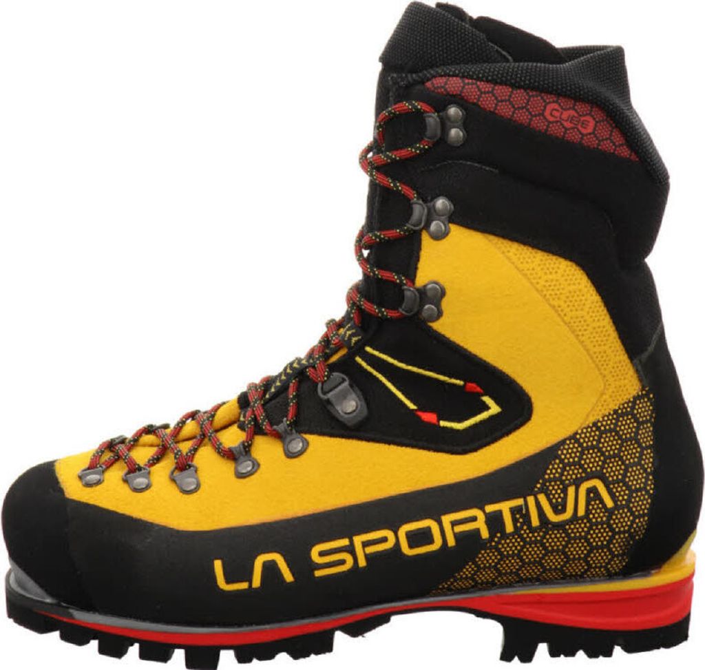 A single hiking boot shown from the side.