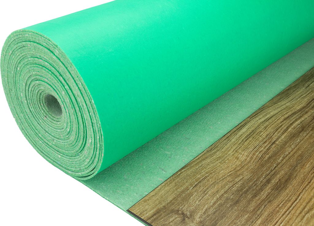 50qm Nostra Trittschalldämmung 2mm Stärke - perfekte Trittschallwerte unter schwimmend verlegten Holzböden, hohe Belastbarkeit, PolyurethanSchau...