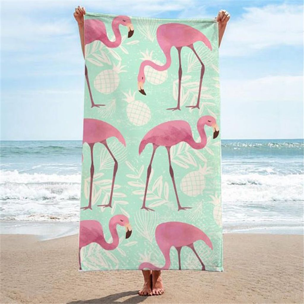 Flamingo Handtuch Badetuch Badehandtuch Strandtuch Duschtuch Strandlaken Towel 