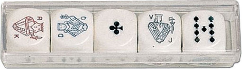 PIATNIK 298790 Pokerwürfel 22mm (5 Stk.) in Produktbild 