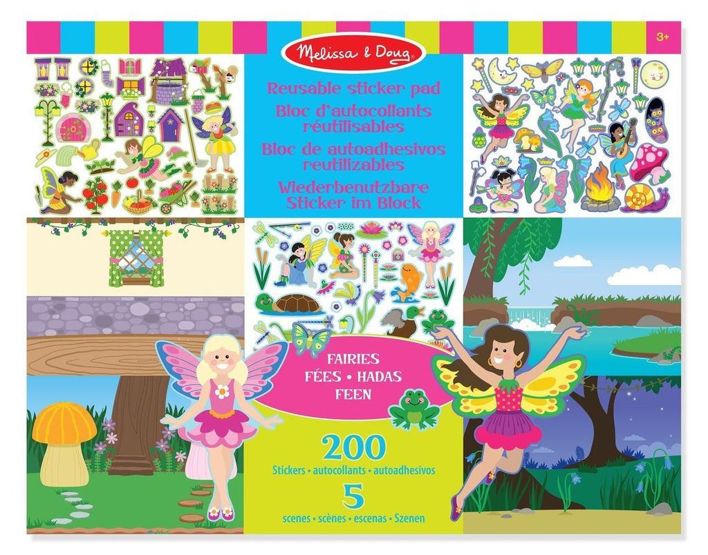 Wiederverwendbare Aufkleber „FEEN“, Melissa and Doug