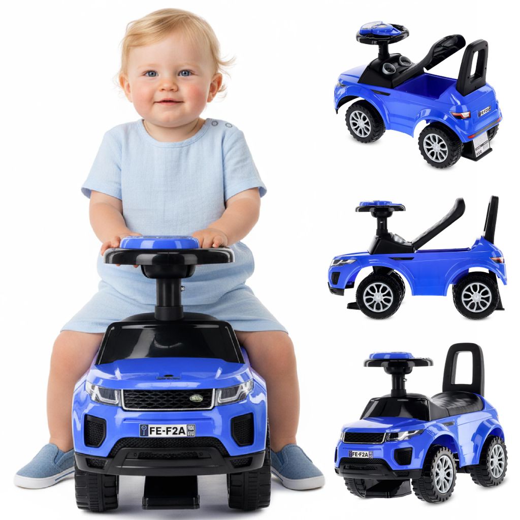 Kinder-Schlitten für einjährige Kinder, blau, ab 12 Monaten Produktbild 