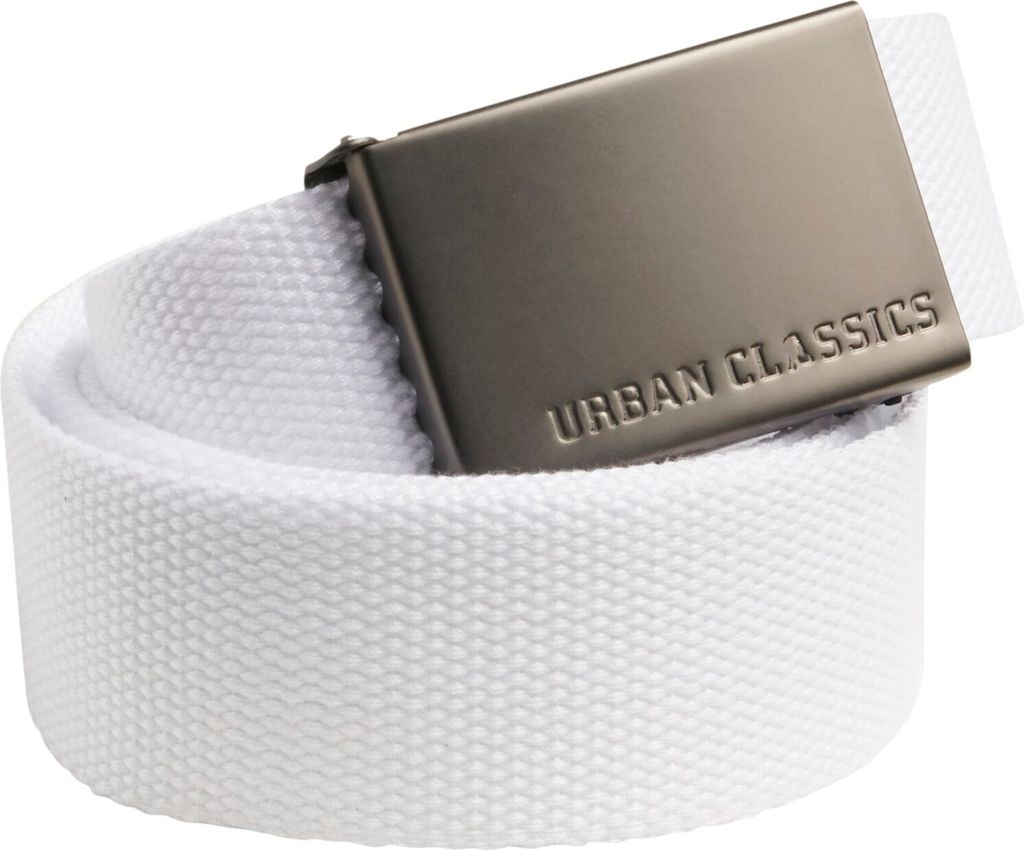 Urban Classics TB305 | Canvas Belts One Size - Farbe: White Produktbild 
