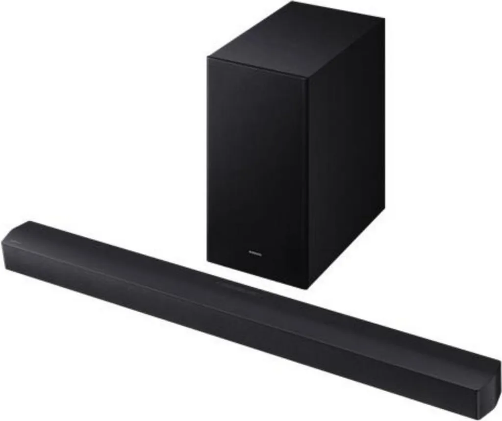 Barre de son Samsung HW-B460F 2.1 avec caisson de basses sans fil 6,5"
