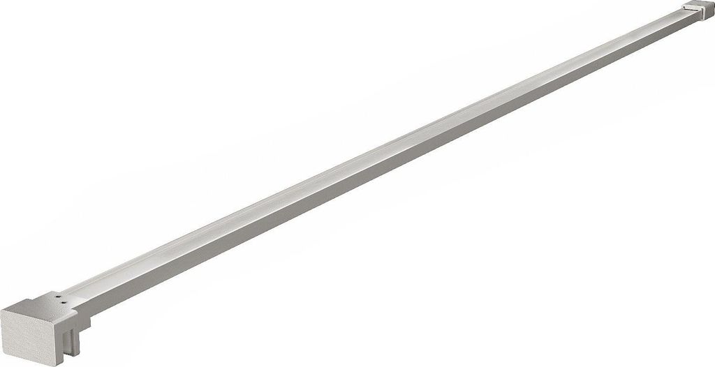 Mexen supporto dritto per parete doccia 6-8 mm, nichel Immagine del prodotto 