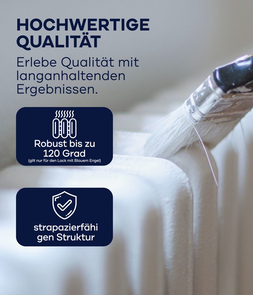 Plid Heizkörperlack 0,75L für ca. 9m², Weiß Glänzend / LF Produktbild 7