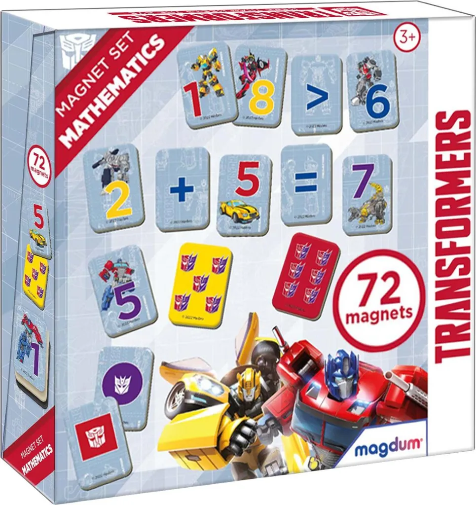 Finies les difficultés en maths grâce aux aimants Transformers 42 - 8