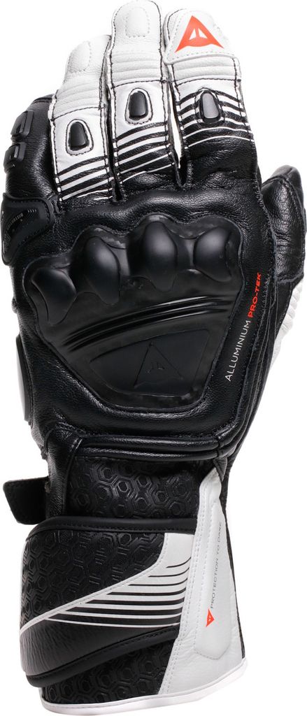 Dainese Fiero Metal Motorrad Handschuhe, schwarz/weiß, XL Produktbild 