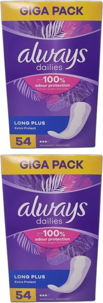 Always dailies | Extra Protect | Long Plus | Slipeinlagen Produktbild 