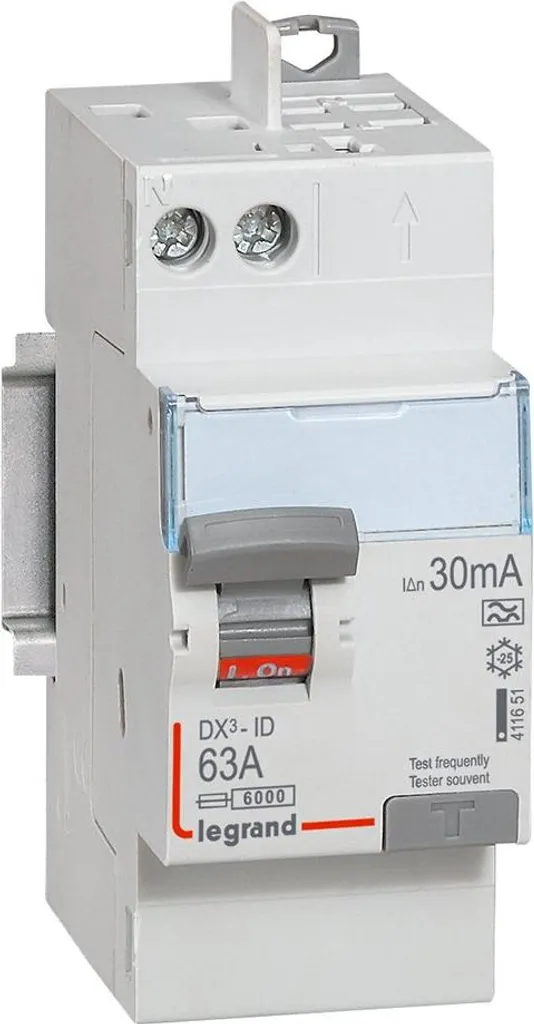 Éviter les fuites de courant avec le différentiel Legrand DX3 63A 30mA