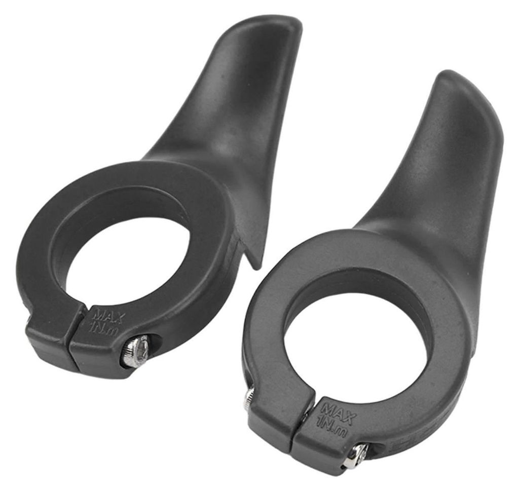 1 Paar Lenker-Daumenauflage, verschleißfest, Kraftgriff, Fahrrad-Lenkerende für Mountainbikes, Schwarz
