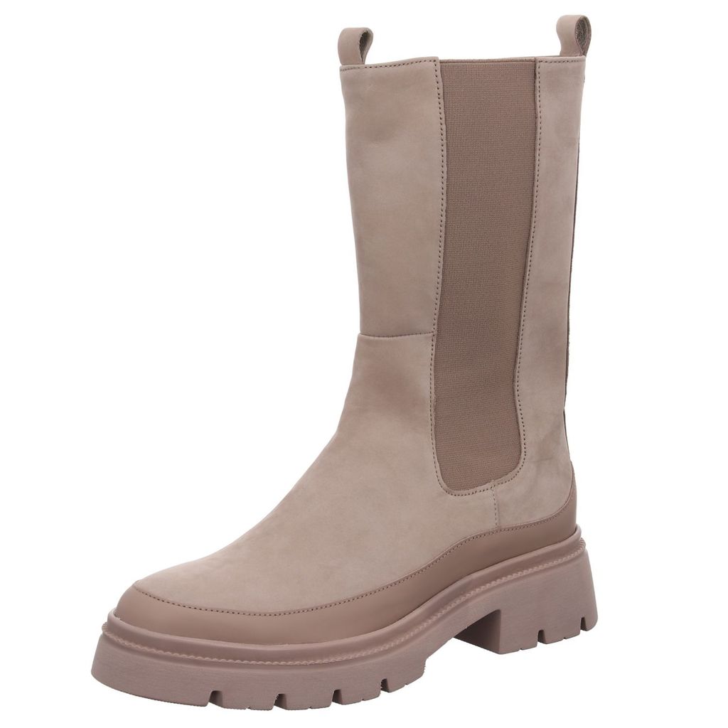 Gabor Shoes Chelsea Boot - Beige Veloursleder Größe: 42 Normal