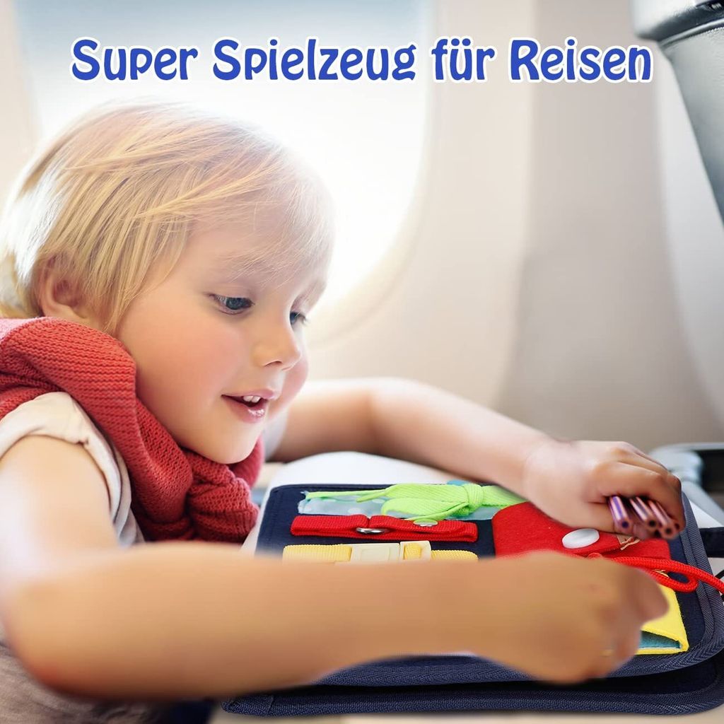Activity Board,Busy Board Montessori Spielzeug mit Produktbild 4