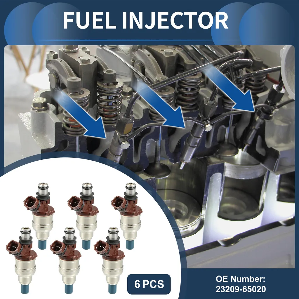 Injecteur de carburant 6 pièces haute régularité pour Toyota 3.0L