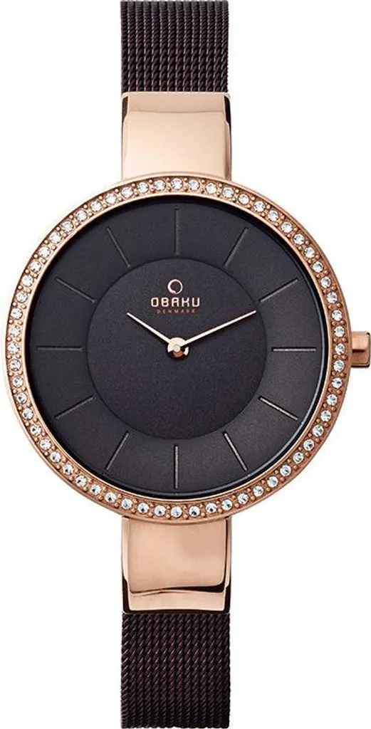 Orologio Obaku V179LEVNMN Donna Nero: Eleganza Danese in Acciaio
