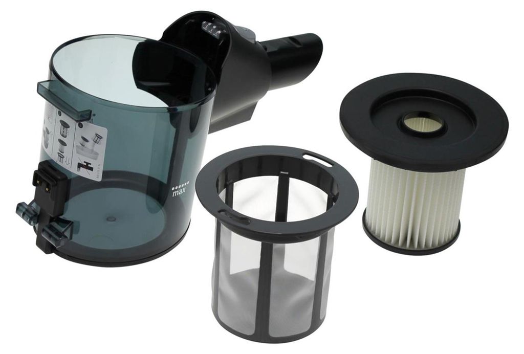 Bosch 12030438 Staubbehälter, Filter für Unlimited Serie 6 Akkustaubsauger