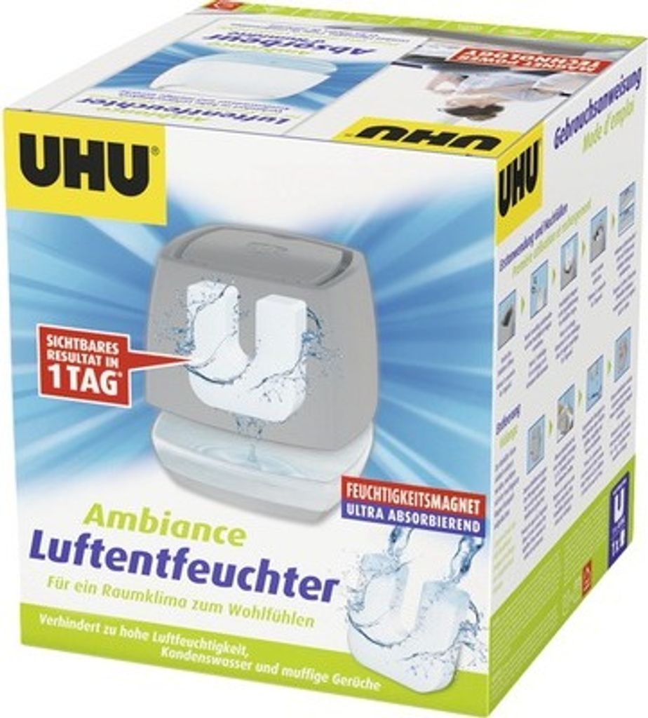 UHU airmax Luftentfeuchter Ambiance anthrazit 450 g Produktbild 