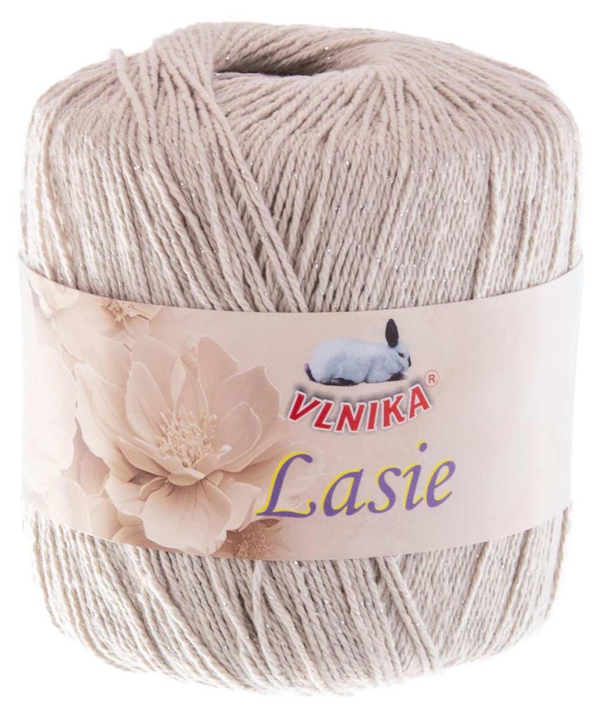 50g Strickgarn Lasie Sommergarn naturweiss
