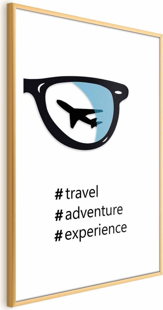 Posterpapier Poster - New Experiences 29.7x42 cm Text m-A-0828-ao-a
