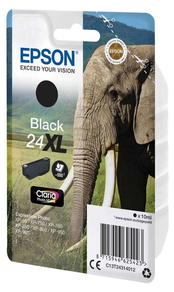 Epson Tintenpatrone XL schwarz Claria Photo HD T 243     T Produktbild 