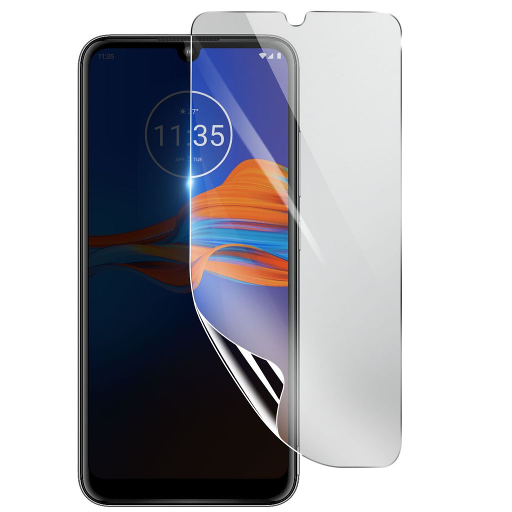 3mk, Stoß- und kratzfester Hydrogel Bildschirmschutz für Motorola Moto E6 Plus, Transparent