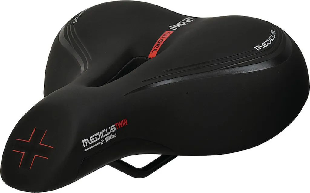 Selle de Vélo de Ville Wittkop City Medi-Cus 3.0 Confortable et Noire