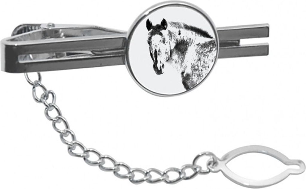 Appaloosa - Krawattennadel mit Pferd, personalisierter Krawattenclip, einzigartiges Geschenk für Männer von der Marke Art-Dog