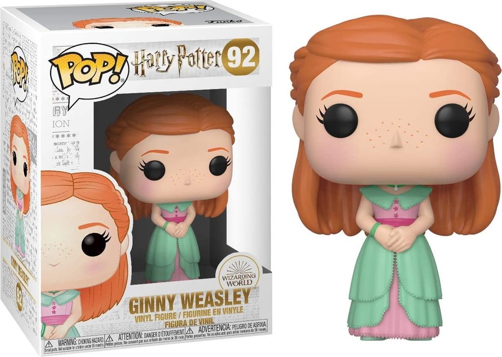 Funko POP! Vinyl: Harry Potter Figur Ginny (Yule) 9 cm Produktbild 2