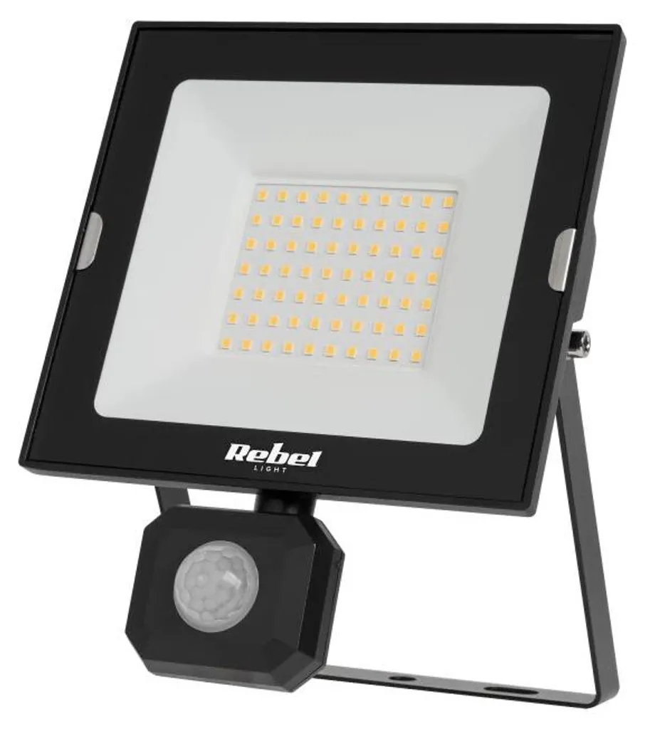 Projecteur LED 4250 lm puissant 50W Rebel avec capteur de mouvement