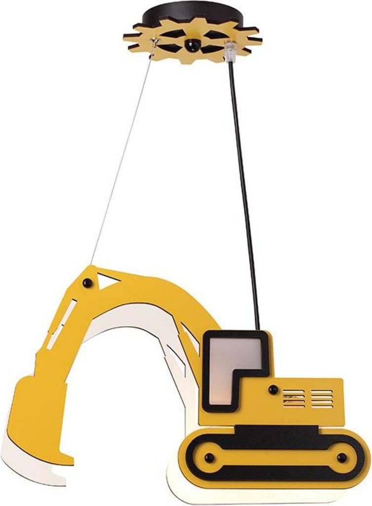 ACA Lighting detské závesné svietidlo 1XE14 žlté MDF Obrázok produktu 