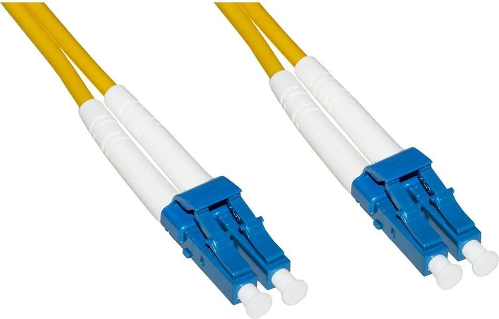 Câble de Brassage Fibre Optique LC-LC 5m Jaune Link Accessori LKLCLC905