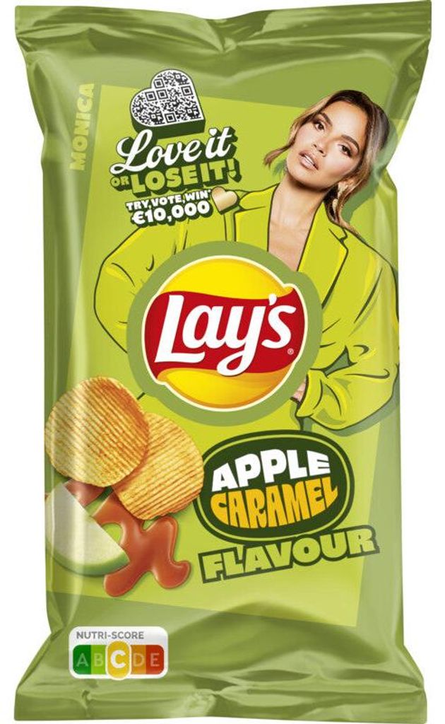 Lay's Apple Caramel Flavor Chips, 185 g – Křupavá sladká Obrázek produktu 