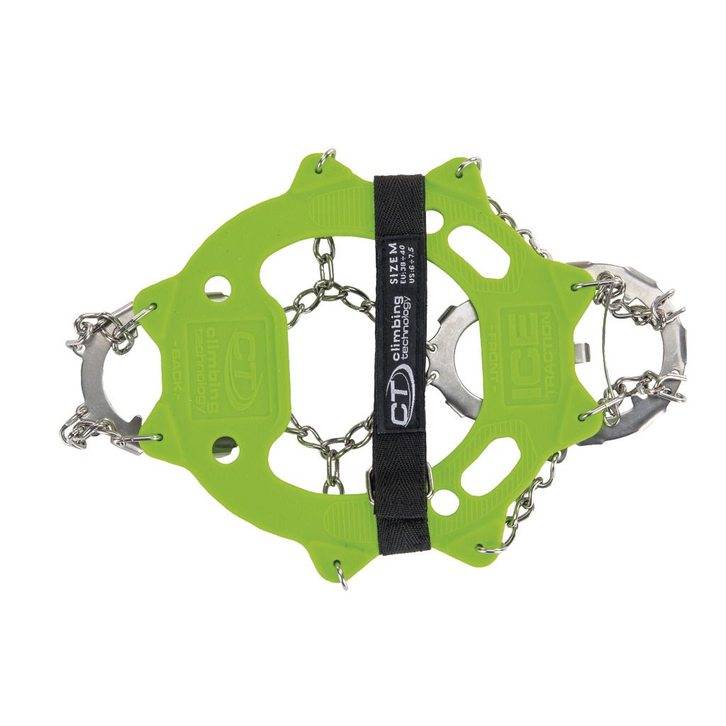 Climbing Technology Ice Traction Plus Green 38-40 - Rutschfeste Steigeisen