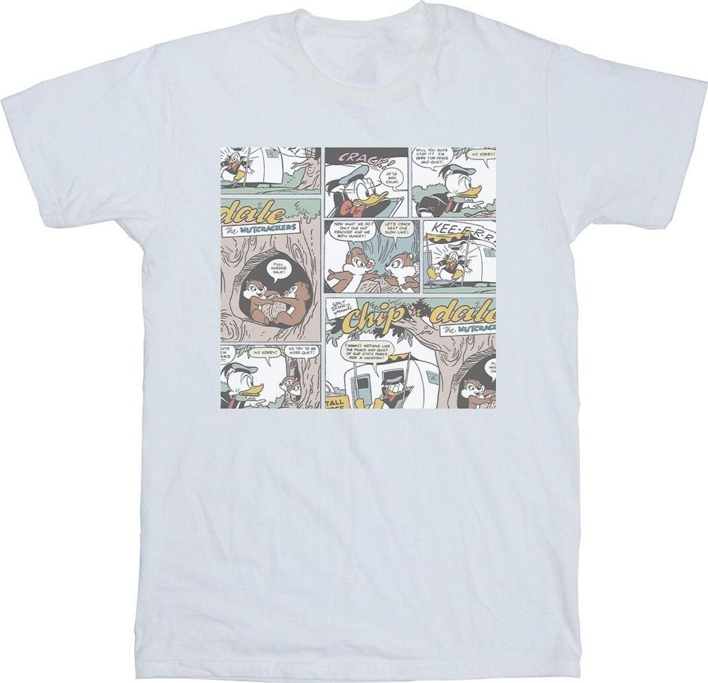 Disney - "Chip 'n Dale" T-Shirt für Herren BI20693 (XXL) (Weiß)