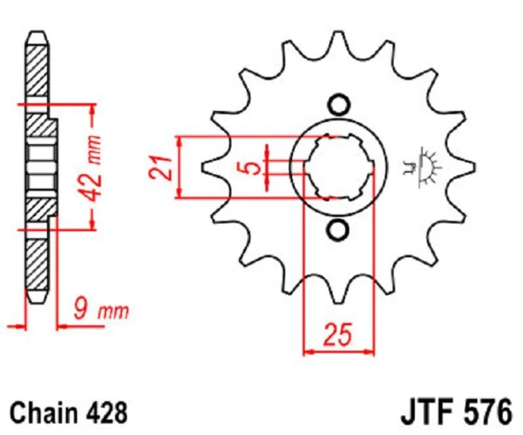 Ricambio Pignone Moto JT Sprockets - Il Top per la tua Catena