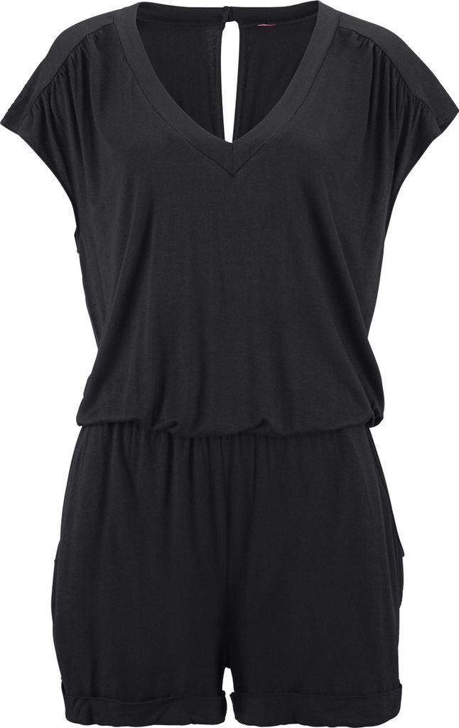 LASCANA Kurzoverall schwarz Größe 34