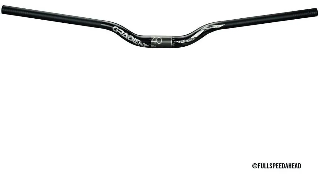 Guidon VTT léger 220g FSA Gradient Riser 31,8mm en alliage noir 800mm
